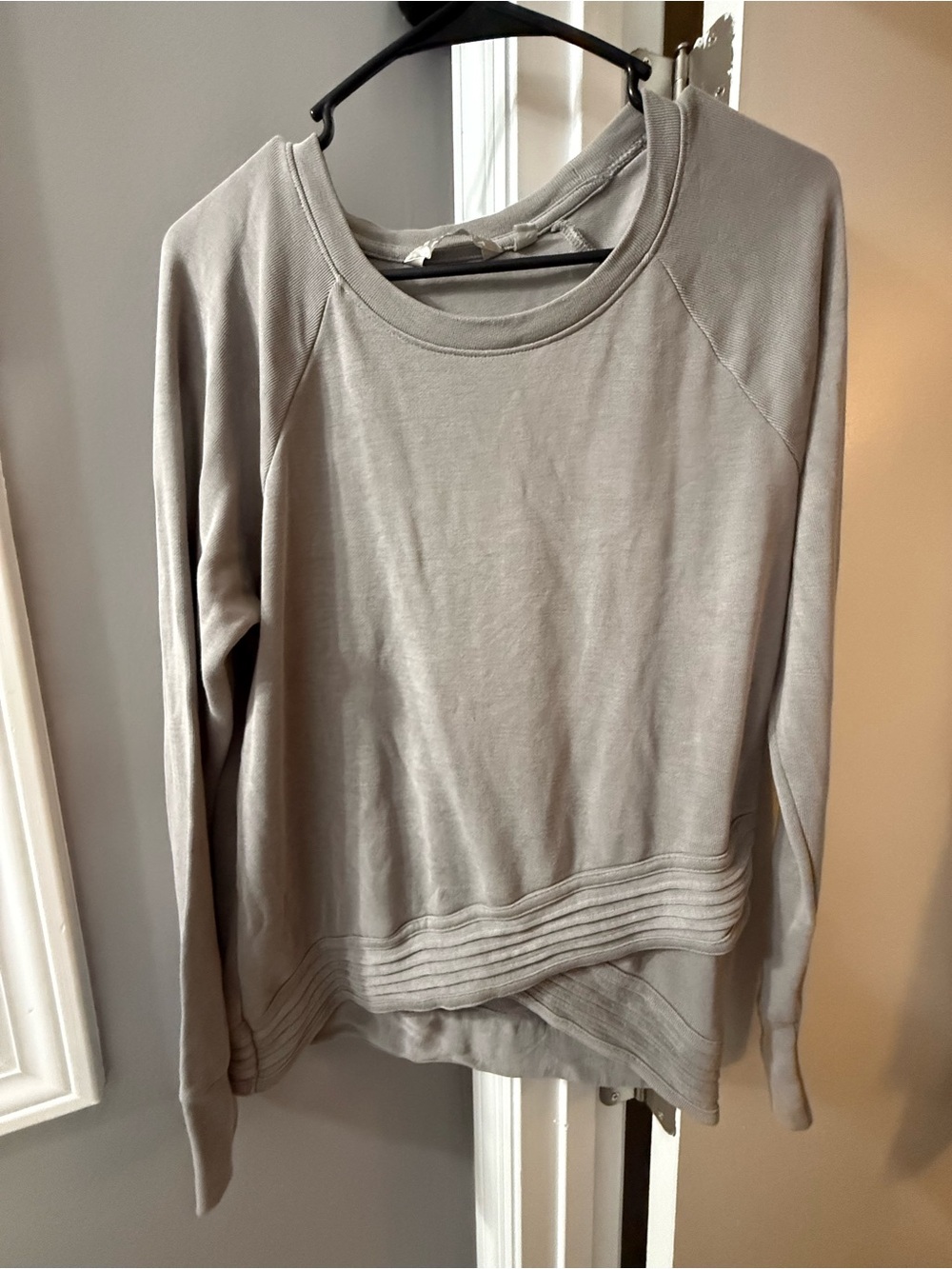 Athleta Taupe Crewneck Sweatshirt